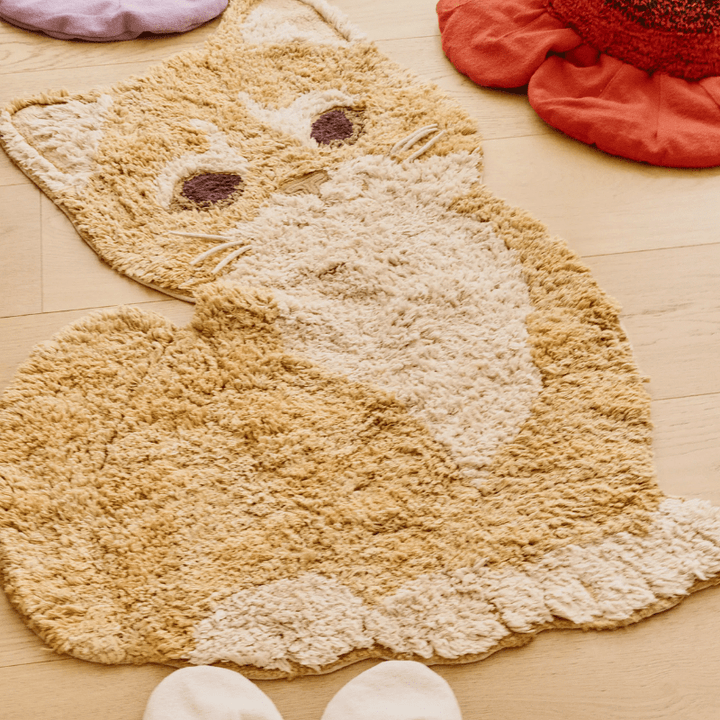 Washable Animal Rug | Ginger the Cat by Lorena Canals - Maude Kids Decor