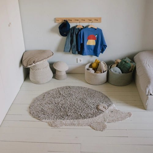 Washable Animal Rug | Hedgehog by Lorena Canals - Maude Kids Decor