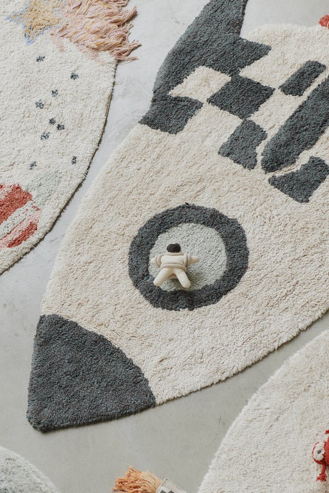 Washable Cotton Rug | Rocket by Lorena Canals - Maude Kids Decor