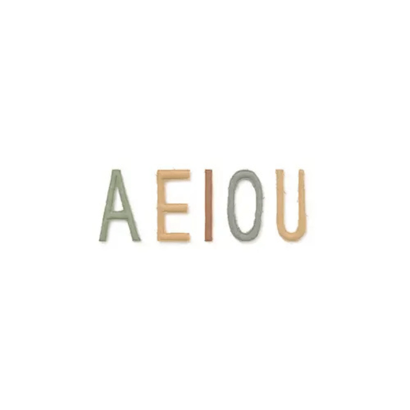 Washable Play Rug ABC Colour and Letters by Lorena Canals - Maude Kids Decor