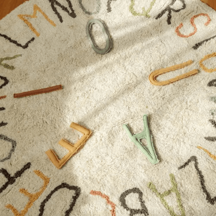 Washable Play Rug ABC Colour and Letters by Lorena Canals - Maude Kids Decor