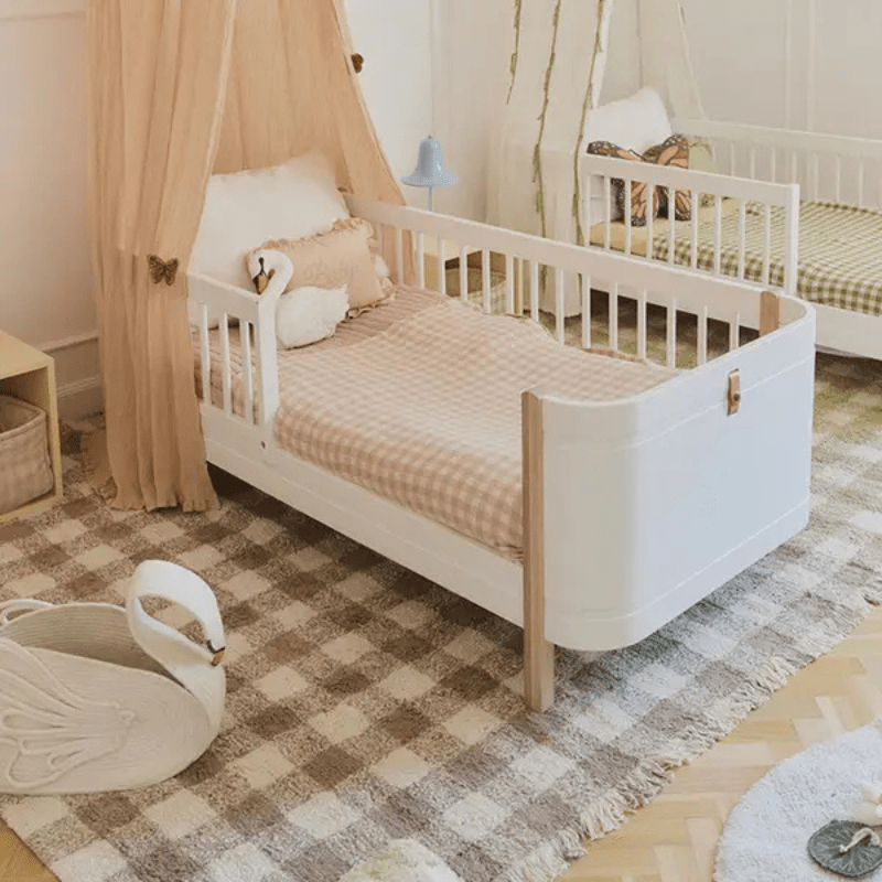 Washable Rug Vichy | Marron by Lorena Canals - Maude Kids Decor