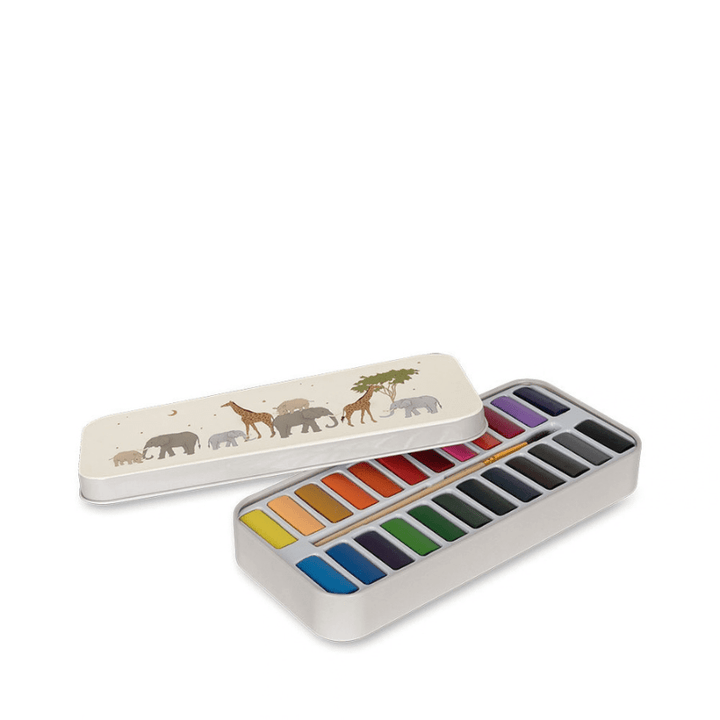 Water Colour Paints in Tin Box by Konges Sløjd - Maude Kids Decor