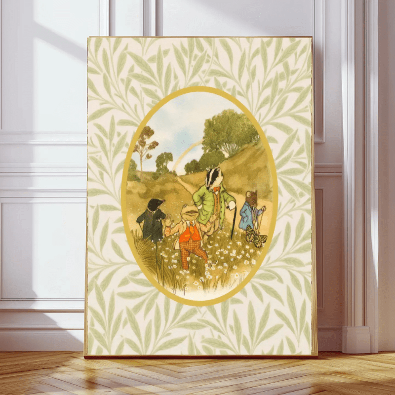 Wind in the Willows Vintage Nursery Art Print by Kumo Art Prints - Maude Kids Decor