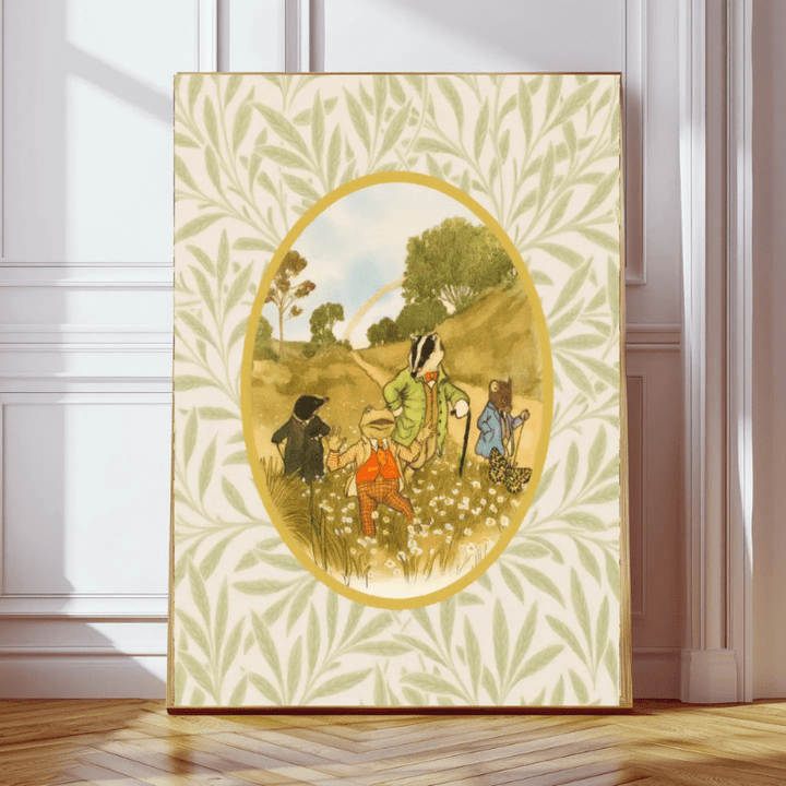 Wind in the Willows Vintage Nursery Art Print by Kumo Art Prints - Maude Kids Decor