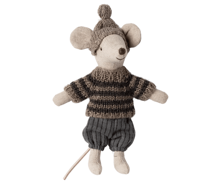 Winter Mouse with Ski Set by Maileg - Maude Kids Decor