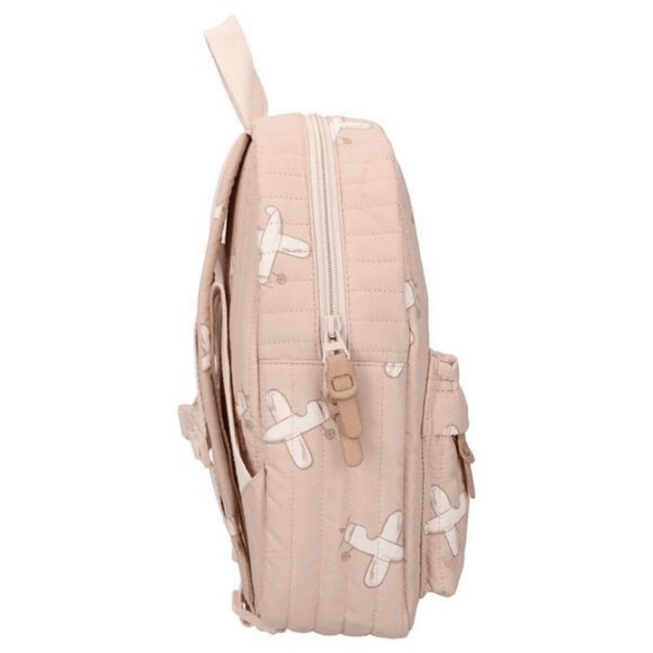 Wonderful Worlds Kids Backpack (7.3L) | Beige Airplanes by Kidzroom - Maude Kids Decor