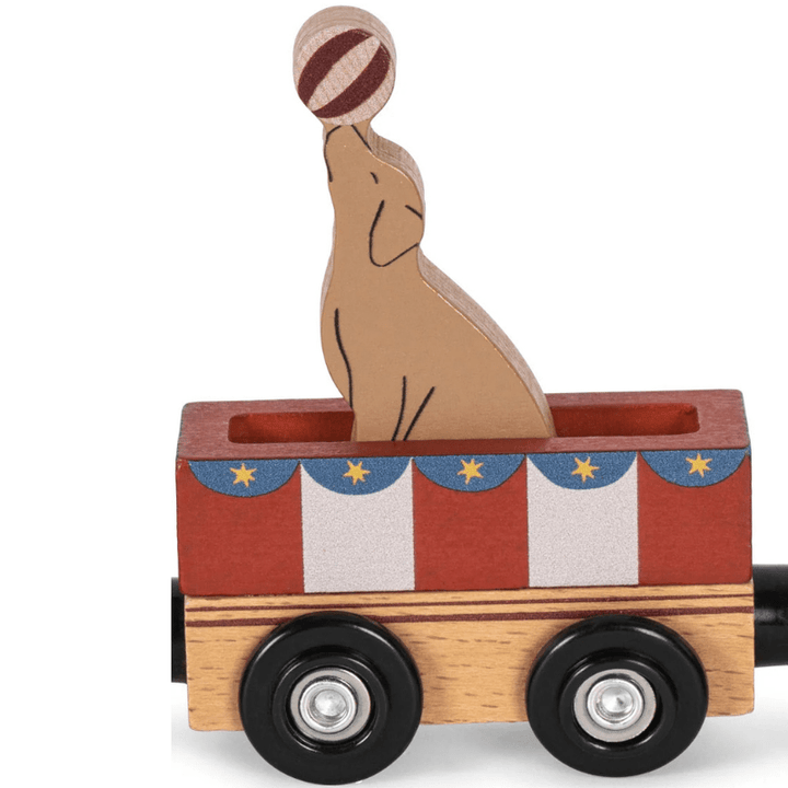 Wooden Animal Train by Konges Sløjd - Maude Kids Decor
