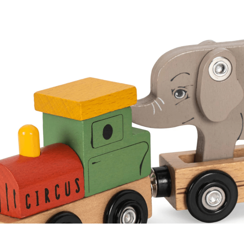 Wooden Animal Train by Konges Sløjd - Maude Kids Decor