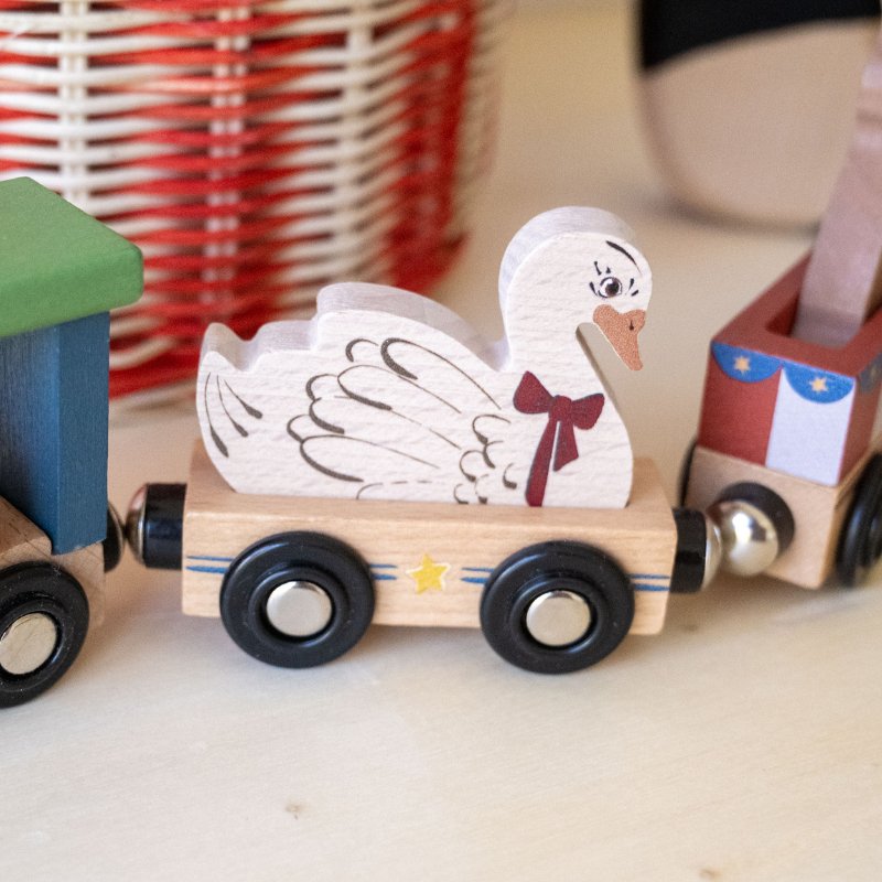 Wooden Animal Train by Konges Sløjd - Maude Kids Decor