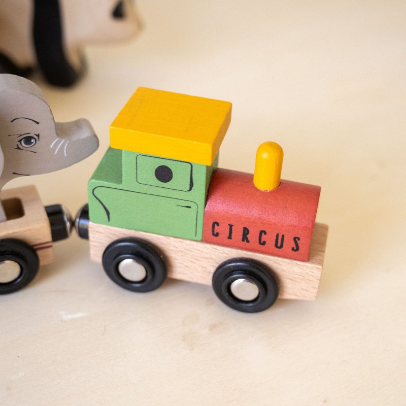 Wooden Animal Train by Konges Sløjd - Maude Kids Decor