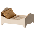 Wooden Bed, Mouse | Off White by Maileg - Maude Kids Decor