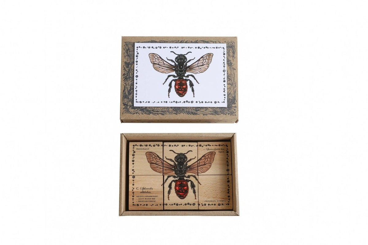 Wooden Blocks | Species of Bees by Wooden Story - Maude Kids Decor