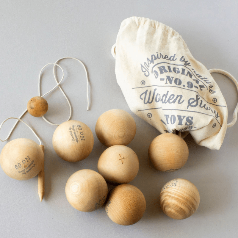 Wooden Boules Set by Wooden Story - Maude Kids Decor