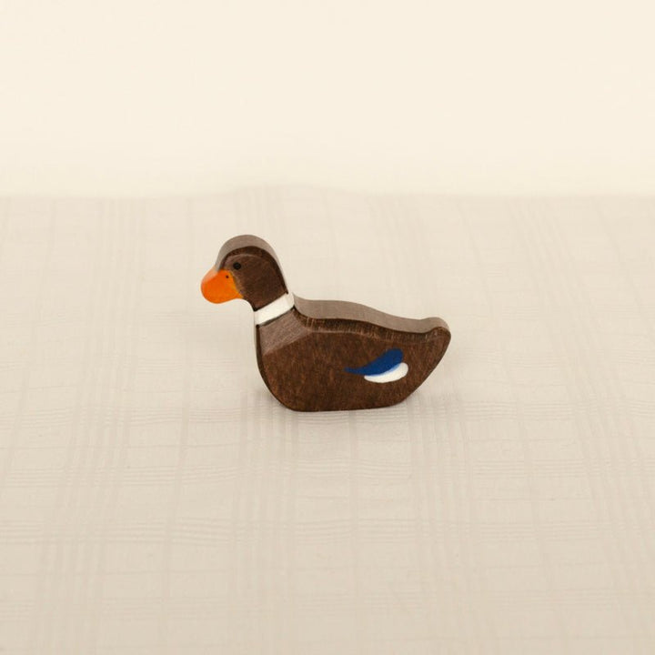 Wooden Duck Figurine | Swimming by Holztiger - Maude Kids Decor