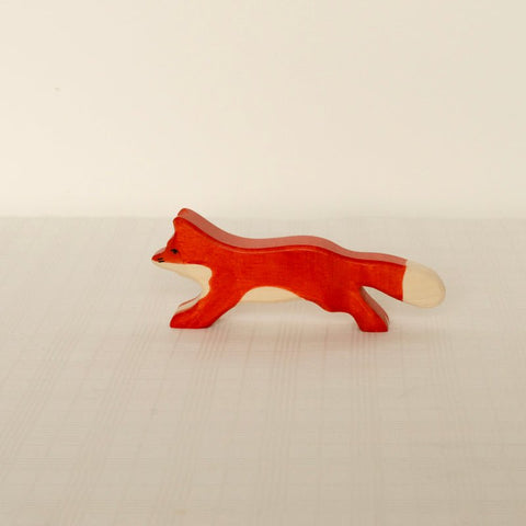 Wooden Fox Figurine | Running by Holztiger - Maude Kids Decor