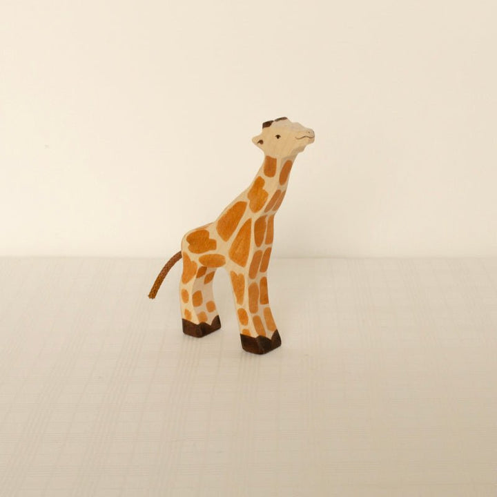 Wooden Giraffe Figurine | Small Feeding by Holztiger - Maude Kids Decor