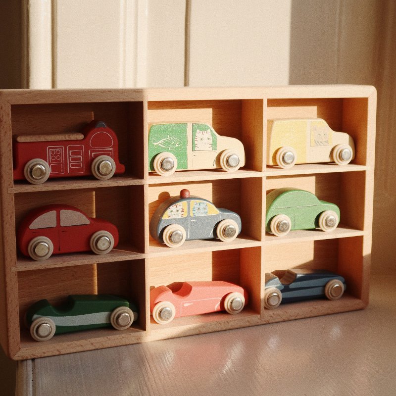 Wooden Mini Cars Set by Konges Sløjd - Maude Kids Decor