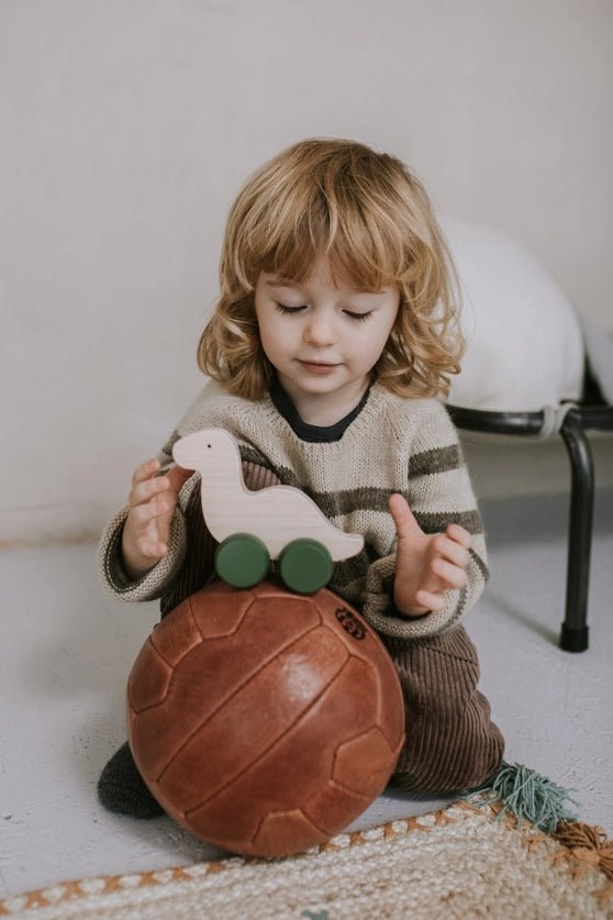 Wooden Nessy Rolling Toy by Briki Vroom Vroom - Maude Kids Decor