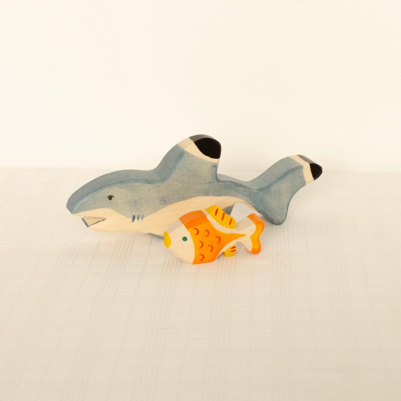 Wooden Shark Figurine by Holztiger - Maude Kids Decor