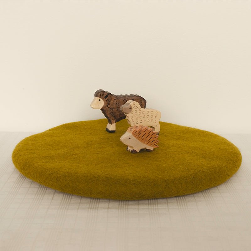 Wooden Sheep Figurine | Black Standing by Holztiger - Maude Kids Decor
