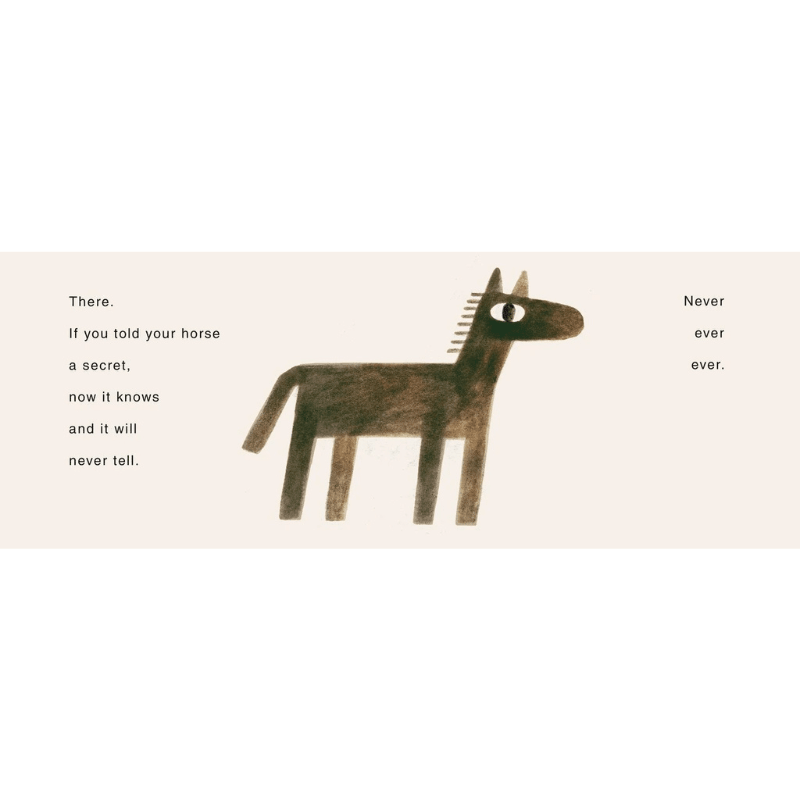 Your Horse (Canadian Edition): A Board Book with Minimalist Illustrations That Explores Imagination, Friendship, and Companionship by Jon Klassen - Maude Kids Decor