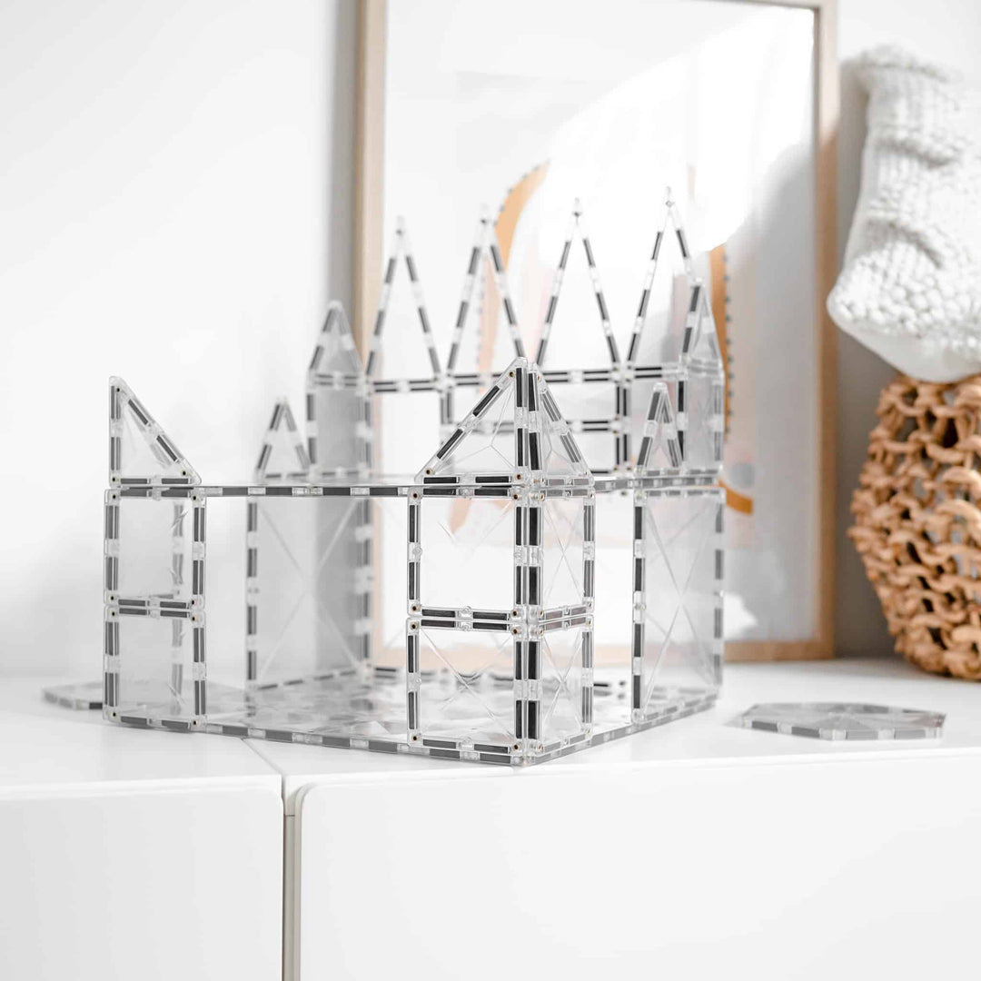 2 Piece Clear Base Plate Pack by Connetix - Maude Kids Decor