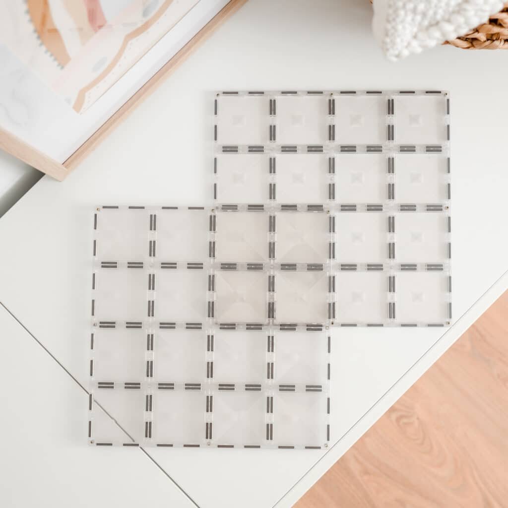 2 Piece Clear Base Plate Pack by Connetix - Maude Kids Decor