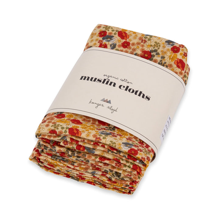 3-Pack Muslin GOTS cloths by Konges Sløjd - Maude Kids Decor