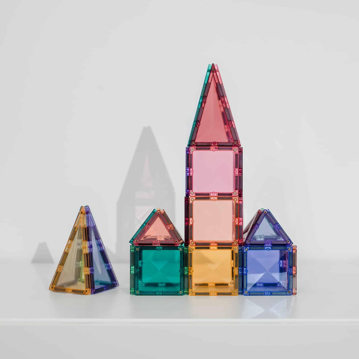 32 Piece Pastel Magnetic Tile Mini Pack by Connetix - Maude Kids Decor