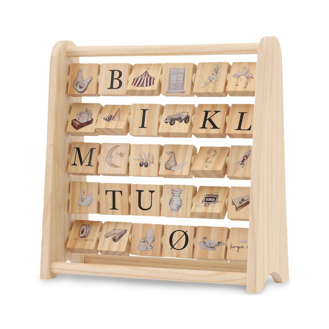 ABC Wooden Block Frame by Konges Sløjd - Maude Kids Decor