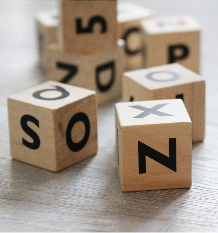 Alphabet Blocks | Black by Ooh Noo - Maude Kids Decor