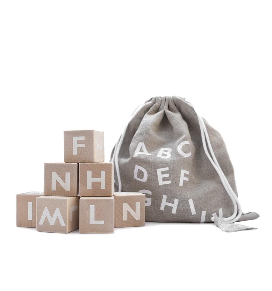 Alphabet Blocks | White by Ooh Noo - Maude Kids Decor