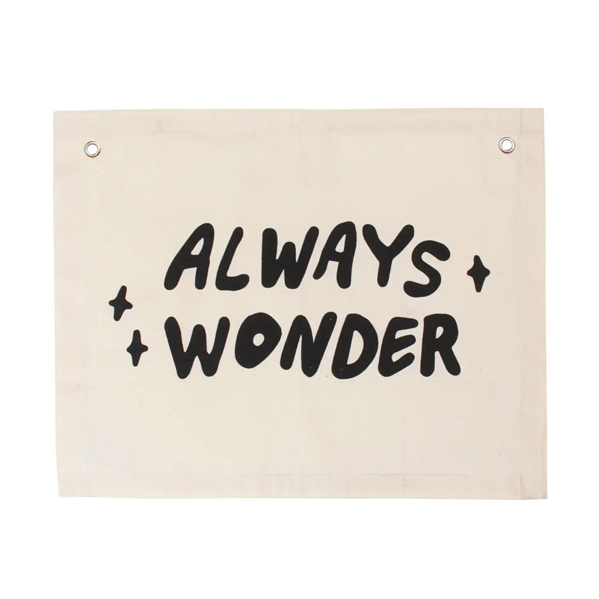 Always Wonder Canvas Banner by Imani Collective - Maude Kids Decor