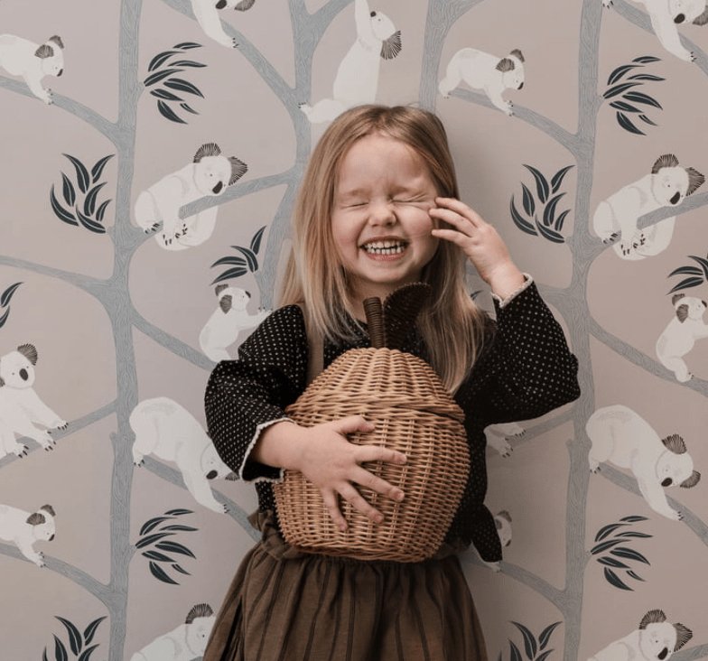 Apple Braided Storage Basket by Ferm Living - Maude Kids Decor