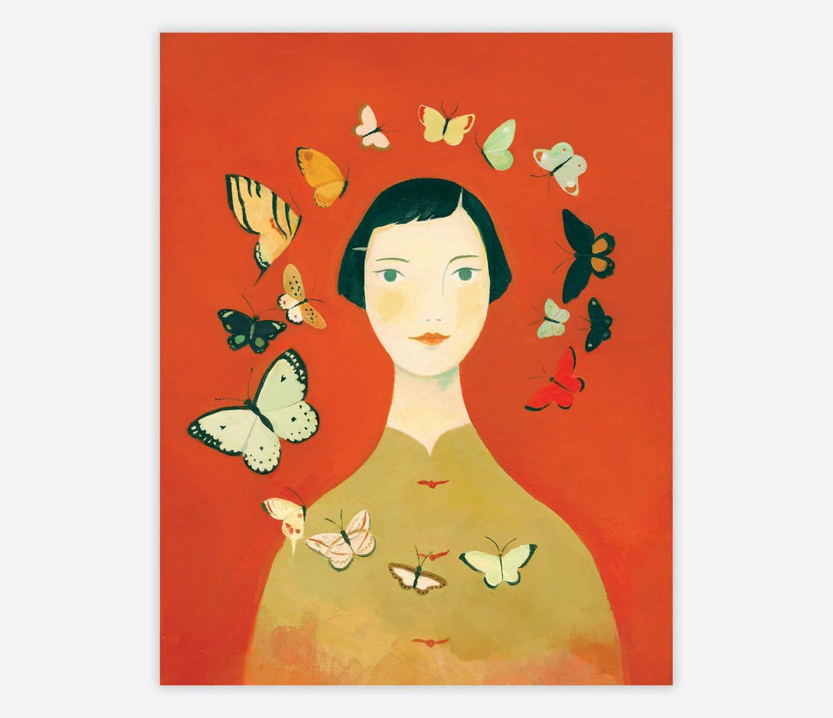 Archival Print | Butterfly Girl by Emily Winfield Martin - Maude Kids Decor