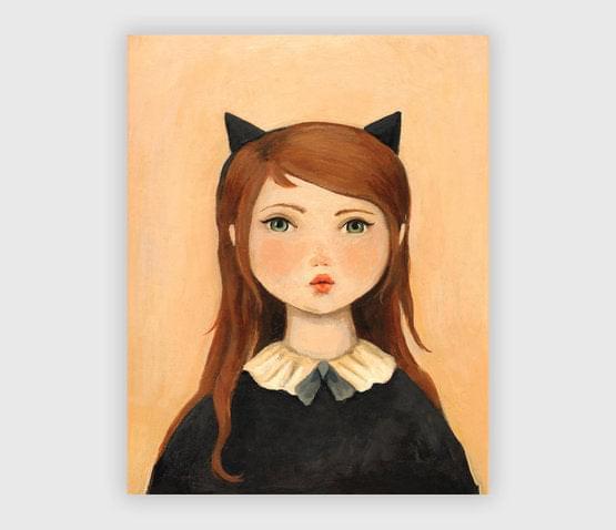 Archival Print | Portrait with Cat Ears by Emily Winfield Martin - Maude Kids Decor
