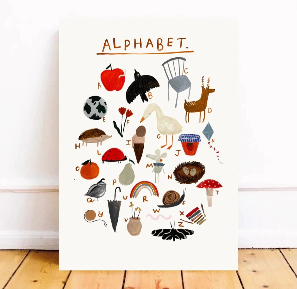 Art Print | Alphabet by Yaya Studio - Maude Kids Decor