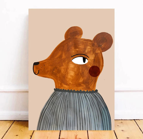 Art Print | Baby Bear by Yaya Studio - Maude Kids Decor