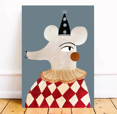 Art Print | Circus Mouse by Yaya Studio - Maude Kids Decor