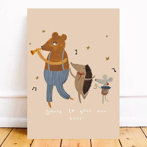 Art Print | Dance to Your Own Beat by Yaya Studio - Maude Kids Decor