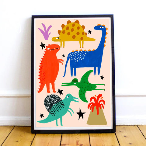 Art Print | Dinosaur by Yaya Studio - Maude Kids Decor
