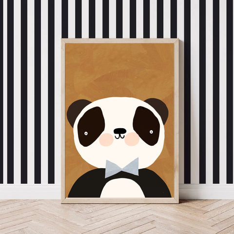 Art Print | Mr. Panda by Yaya Studio - Maude Kids Decor
