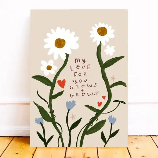 Art Print | My Love Grows by Yaya Studio - Maude Kids Decor