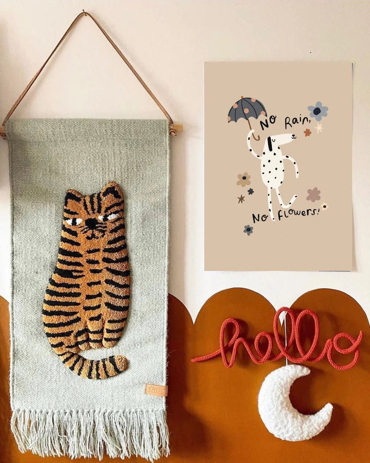 Art Print | No Rain, No Flowers by Yaya Studio - Maude Kids Decor