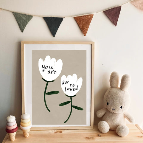 Art Print | You Are So Loved by Yaya Studio - Maude Kids Decor