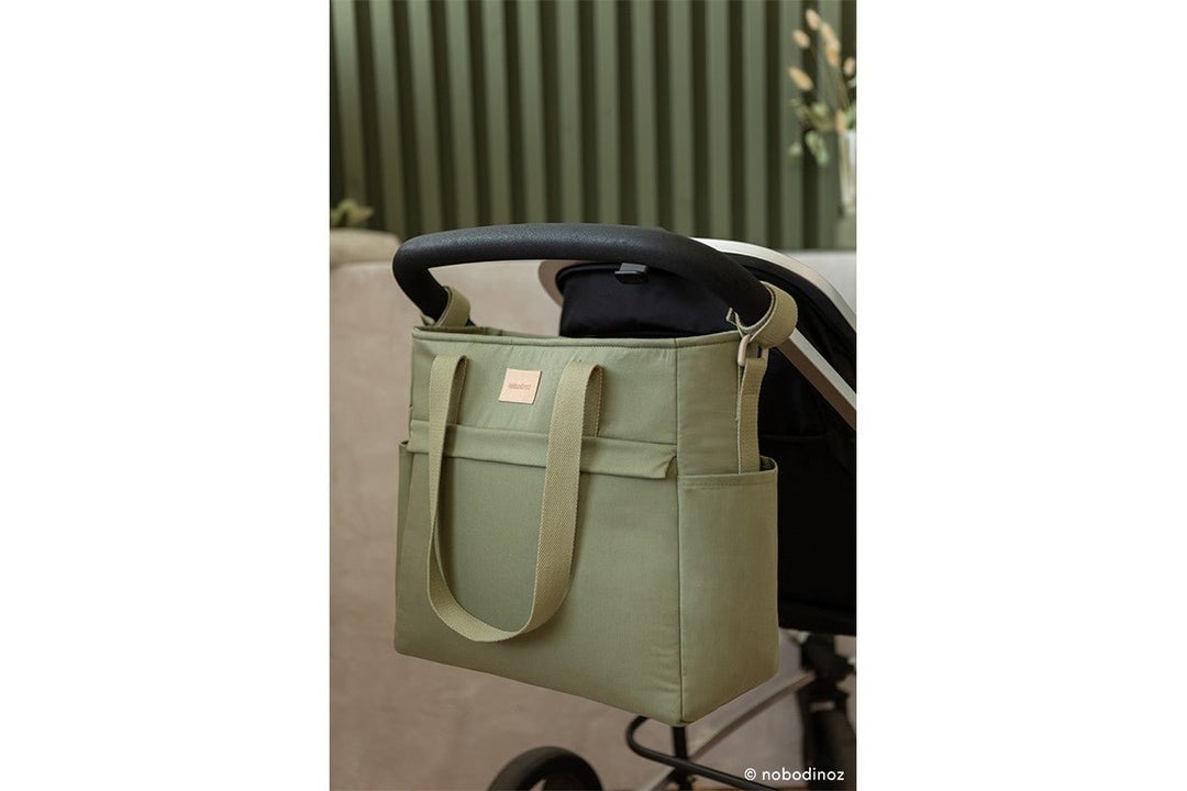 Baby on the Go Changing Bag | Olive Green by Nobodinoz - Maude Kids Decor