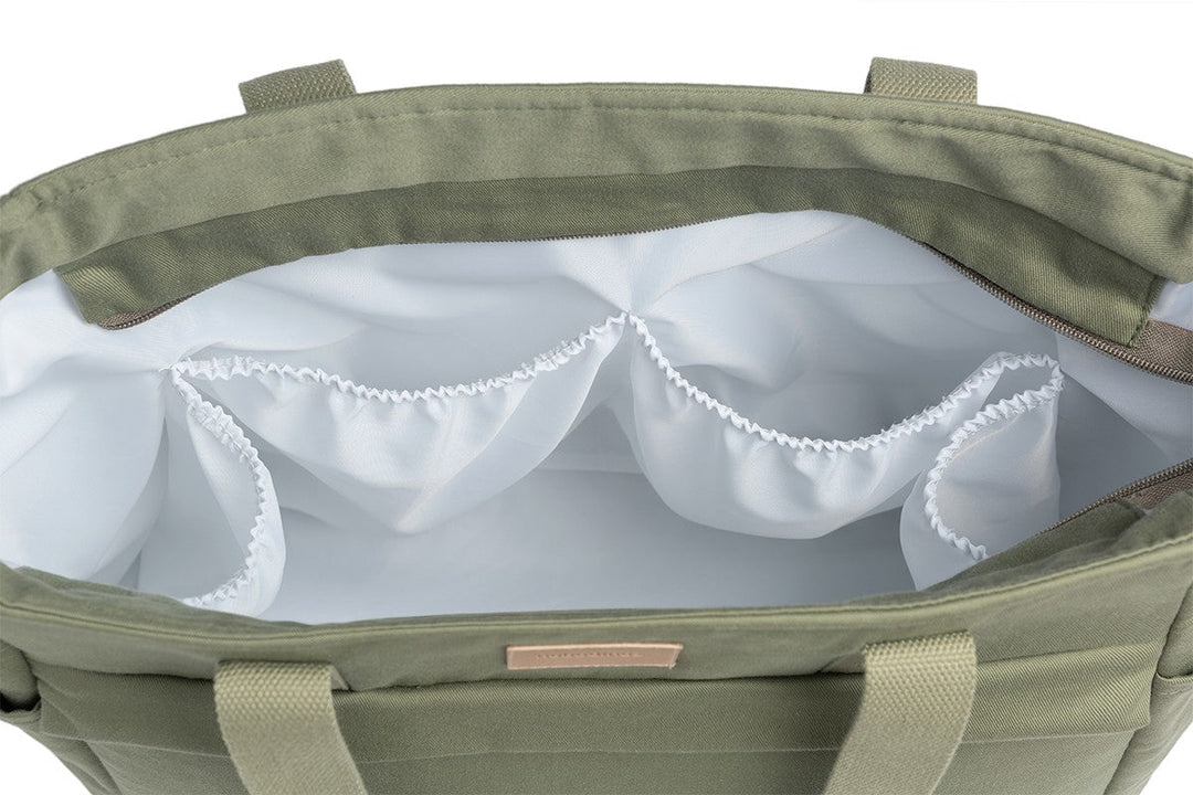 Baby on the Go Changing Bag | Olive Green by Nobodinoz - Maude Kids Decor