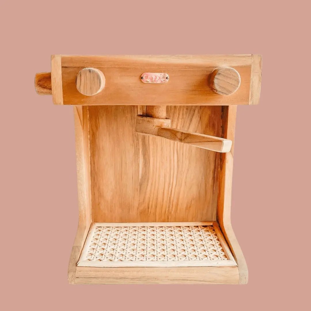 Barista Wooden Coffee Machine by Poppie Toys