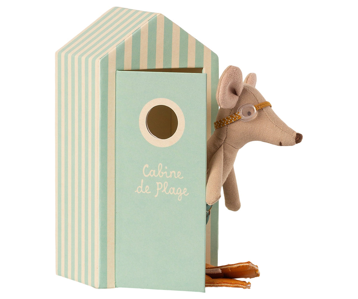 Beach mice, Big Brother in Cabin de Plage | Beach Collection by Maileg